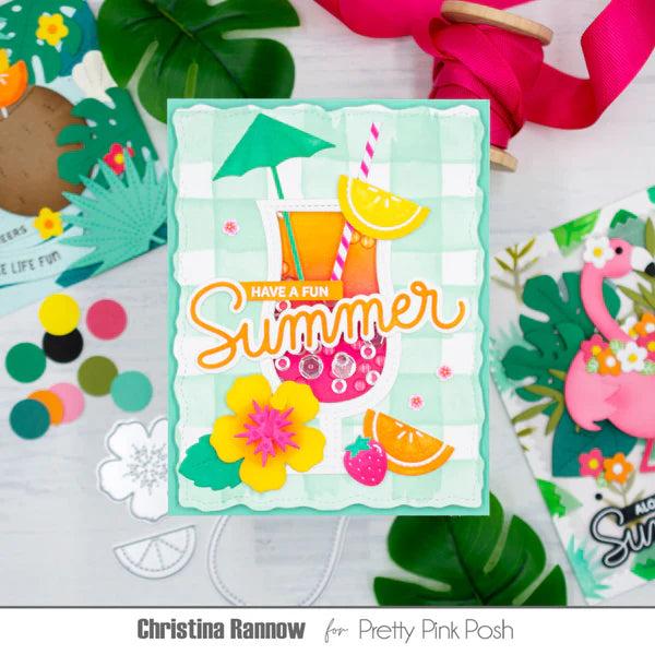Pretty Pink Posh - Dies - Summer Drink Shaker-ScrapbookPal