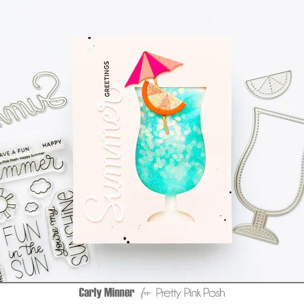 Pretty Pink Posh - Dies - Summer Drink Shaker-ScrapbookPal