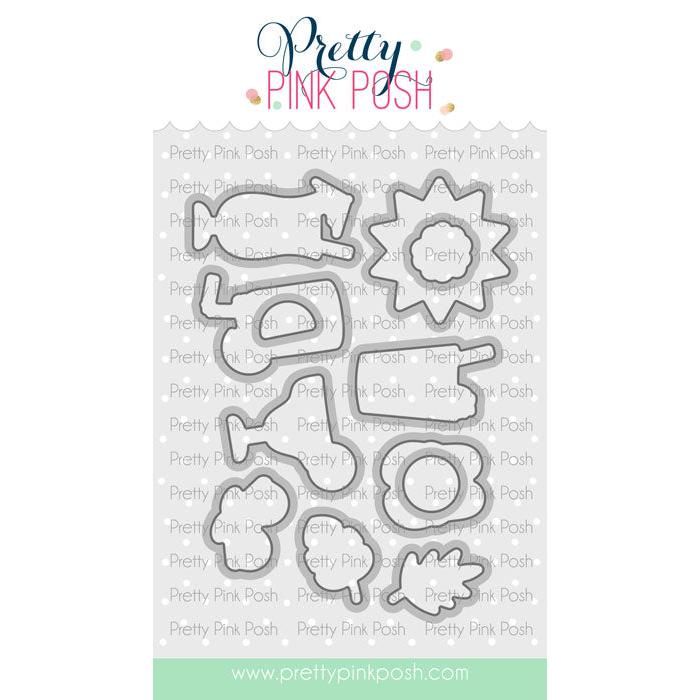 Pretty Pink Posh - Dies - Summer Sips-ScrapbookPal