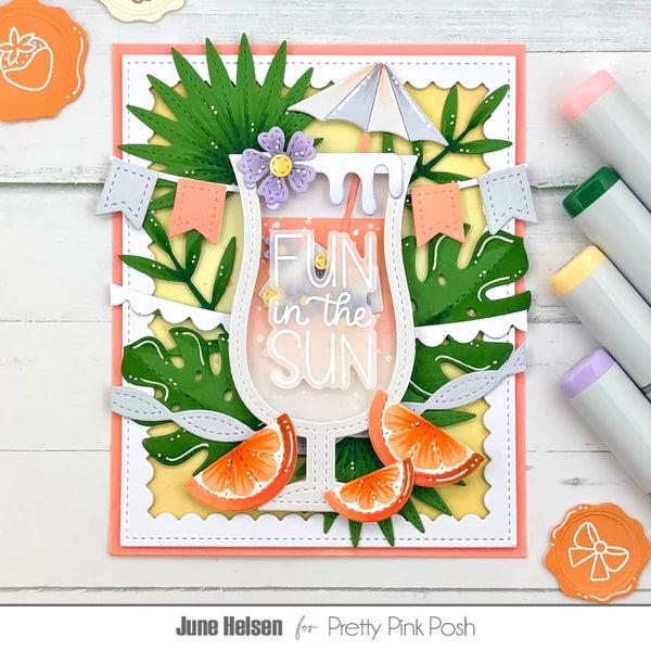 Pretty Pink Posh - Dies - Tropical Leaves-ScrapbookPal