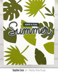 Pretty Pink Posh - Dies - Tropical Leaves-ScrapbookPal