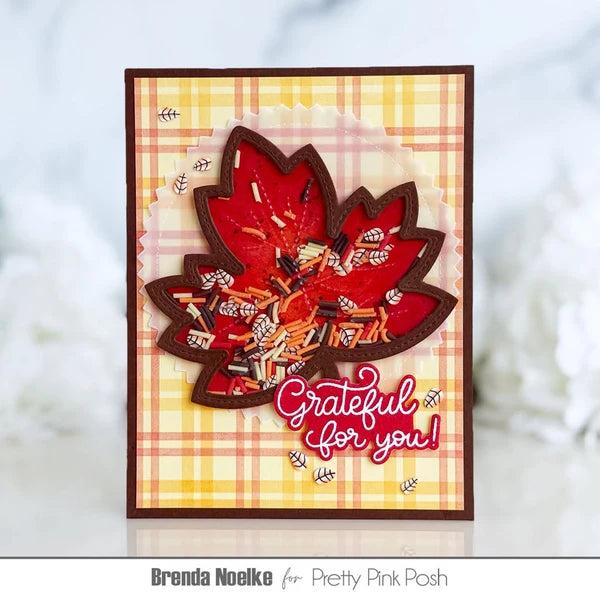 Pretty Pink Posh - Dies - Wide Leaf Shaker-ScrapbookPal