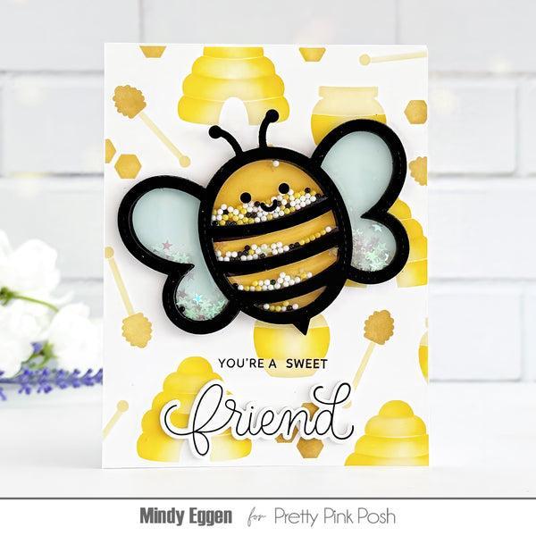 Pretty Pink Posh - Shaker Beads - Bee Happy-ScrapbookPal