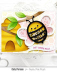 Pretty Pink Posh - Shaker Beads - Bee Happy-ScrapbookPal
