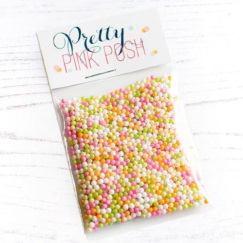 Pretty Pink Posh - Shaker Beads - Rainbow Sherbet-ScrapbookPal