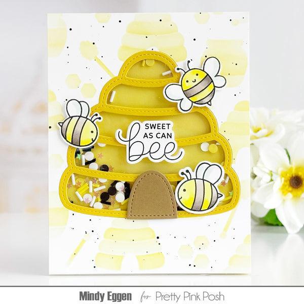 Pretty Pink Posh - Stencils - Layered Bee Additions-ScrapbookPal