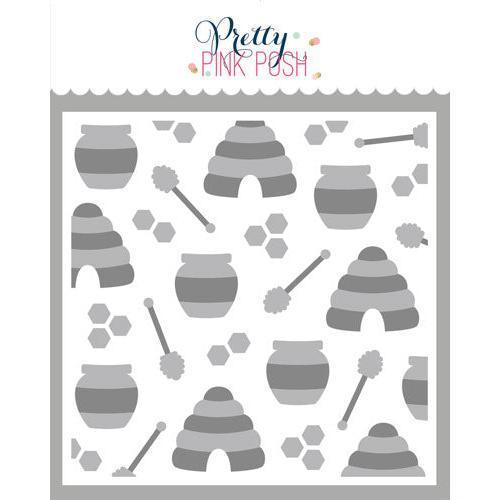 Pretty Pink Posh - Stencils - Layered Bee Additions-ScrapbookPal