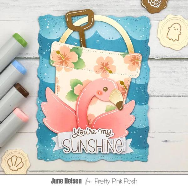 Pretty Pink Posh - Stencils - Layered Hibiscus-ScrapbookPal