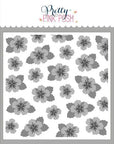 Pretty Pink Posh - Stencils - Layered Hibiscus-ScrapbookPal