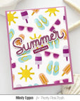 Pretty Pink Posh - Stencils - Layered Summer Fun-ScrapbookPal