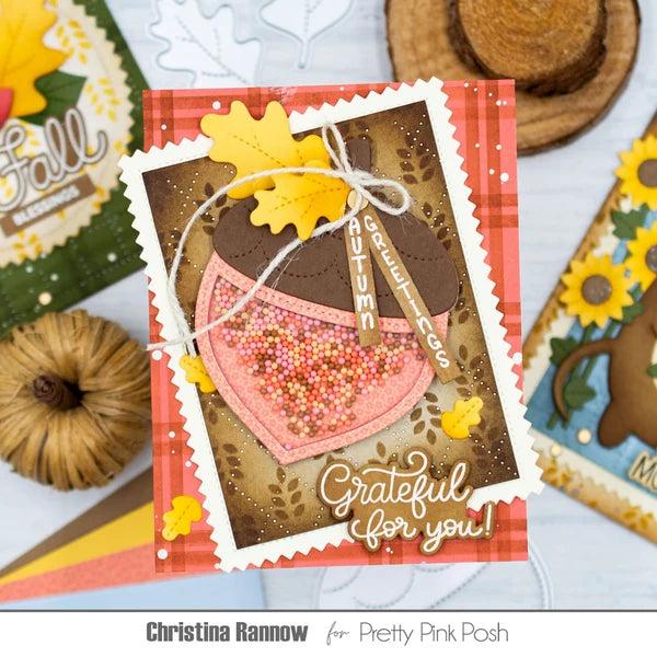 Pretty Pink Posh - Stencils - Wheat Pattern-ScrapbookPal