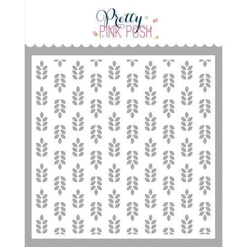 Pretty Pink Posh - Stencils - Wheat Pattern-ScrapbookPal