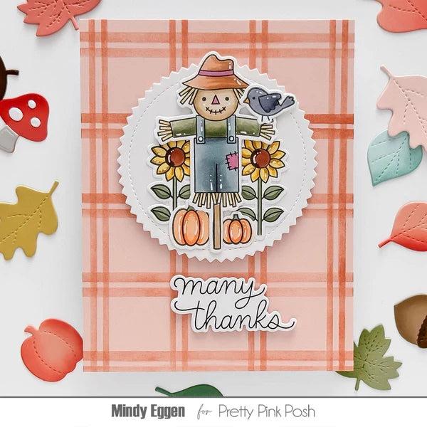 Pretty Pink Posh - Stencils - Windowpane Plaid-ScrapbookPal
