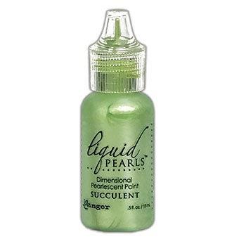 Ranger Ink - Liquid Pearls - Succulent-ScrapbookPal