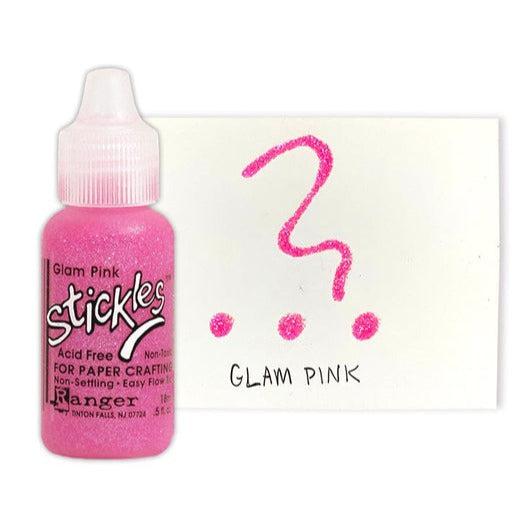 Ranger Ink - Stickles Glitter Glue - Glam Pink-ScrapbookPal