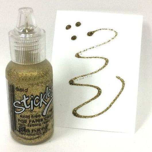 Ranger Ink - Stickles Glitter Glue - Gold-ScrapbookPal