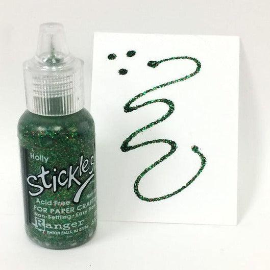 Ranger Ink - Stickles Glitter Glue - Holly-ScrapbookPal