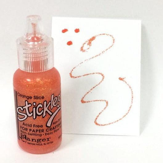 Ranger Ink - Stickles Glitter Glue - Orange Slice-ScrapbookPal