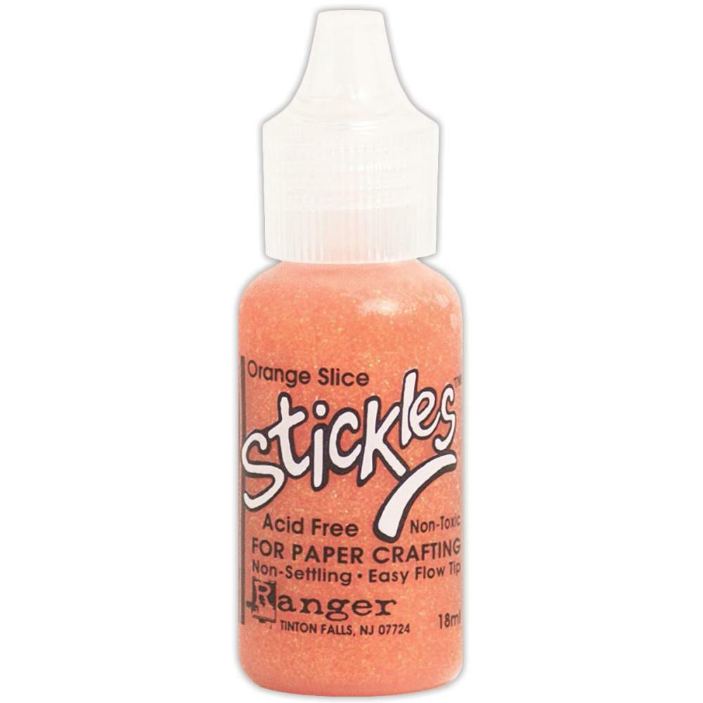 Ranger Ink - Stickles Glitter Glue - Orange Slice-ScrapbookPal