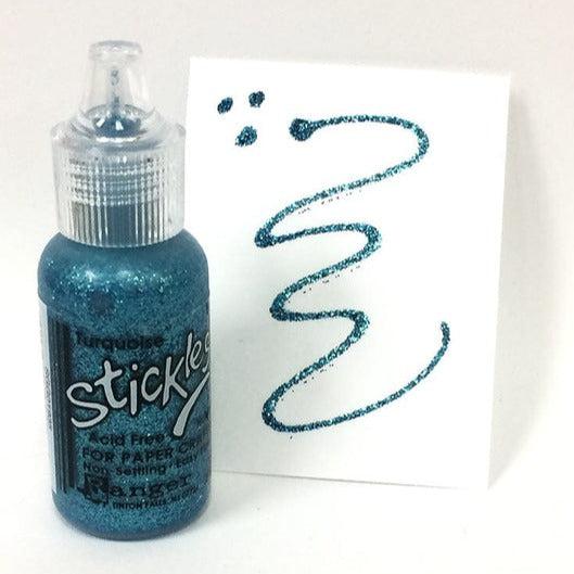 Ranger Ink - Stickles Glitter Glue - Turquoise-ScrapbookPal