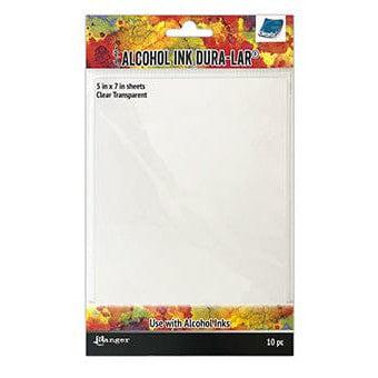 Ranger Ink - Tim Holtz - Alcohol Ink Dura-Lar - Clear, 10 pk-ScrapbookPal