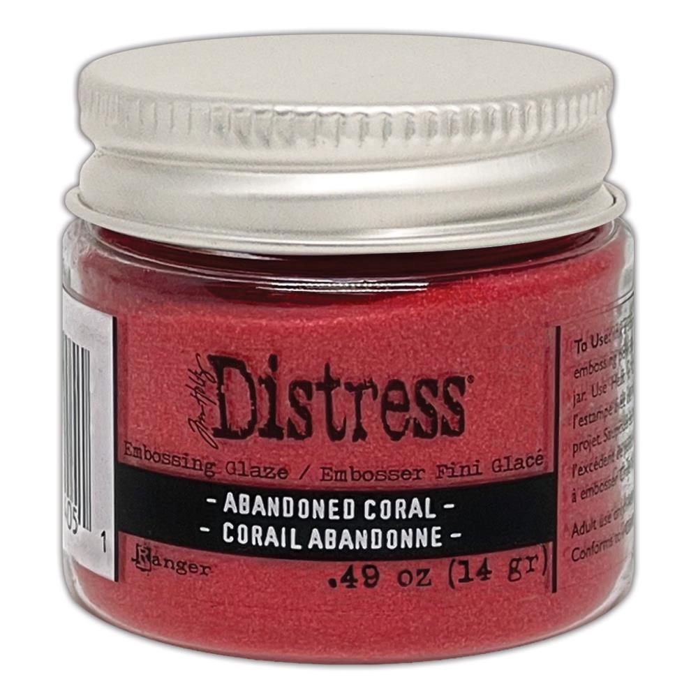 Ranger Ink - Tim Holtz - Distress Embossing Glaze - Abandoned Coral-ScrapbookPal