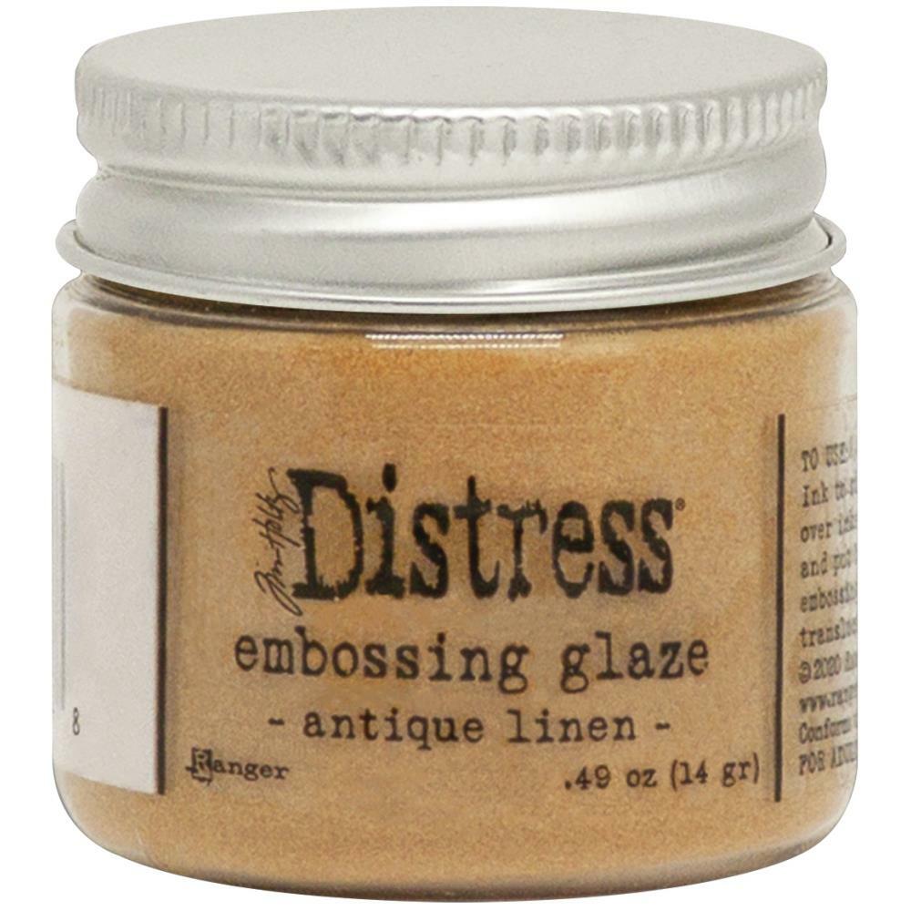 Ranger Ink - Tim Holtz - Distress Embossing Glaze - Antique Linen-ScrapbookPal