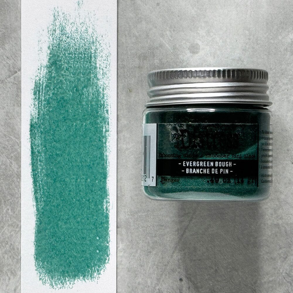 Ranger Ink - Tim Holtz - Distress Embossing Glaze - Evergreen Bough-ScrapbookPal