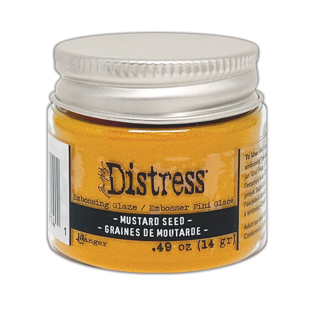 Ranger Ink - Tim Holtz - Distress Embossing Glaze - Mustard Seed-ScrapbookPal