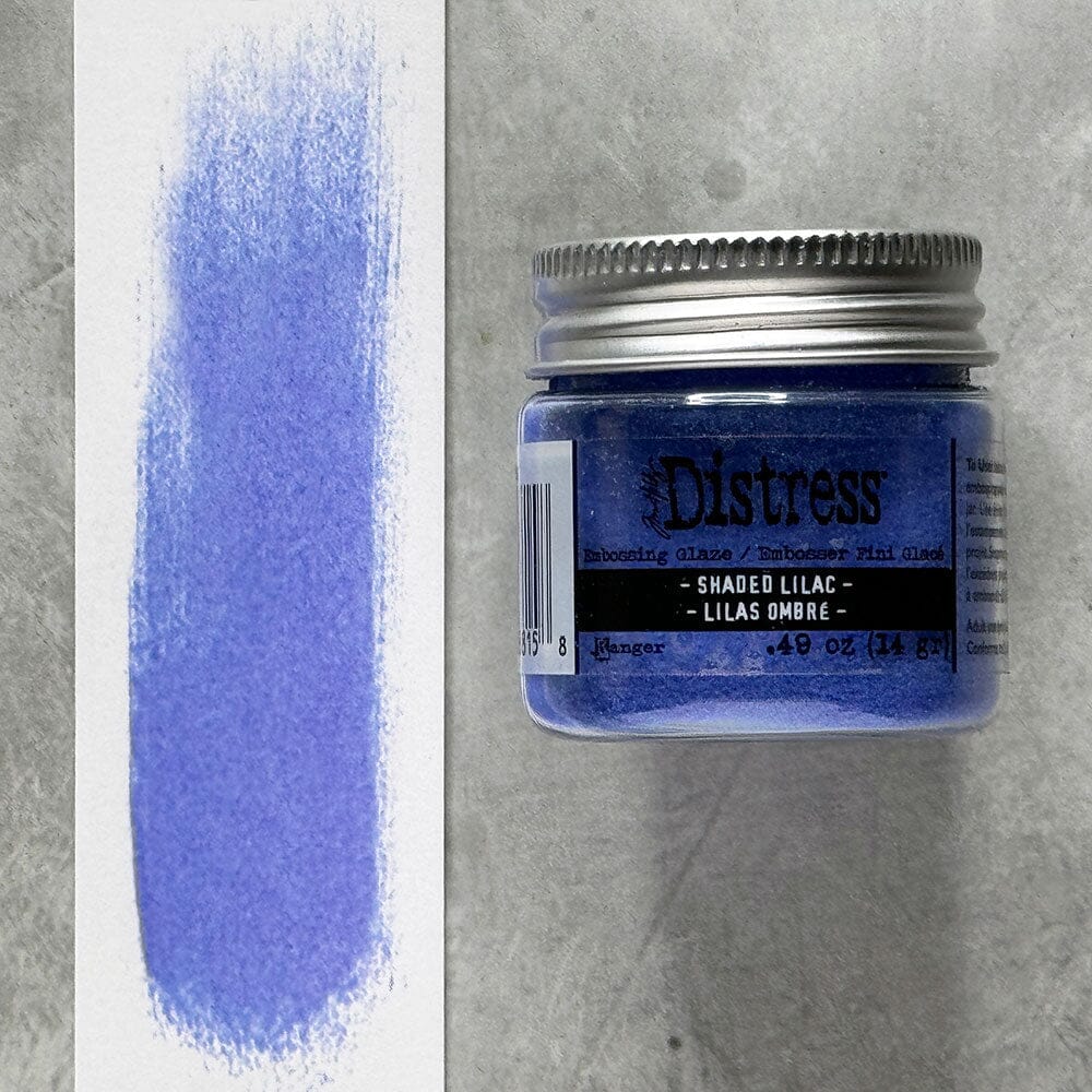 Ranger Ink - Tim Holtz - Distress Embossing Glaze - Shaded Lilac-ScrapbookPal