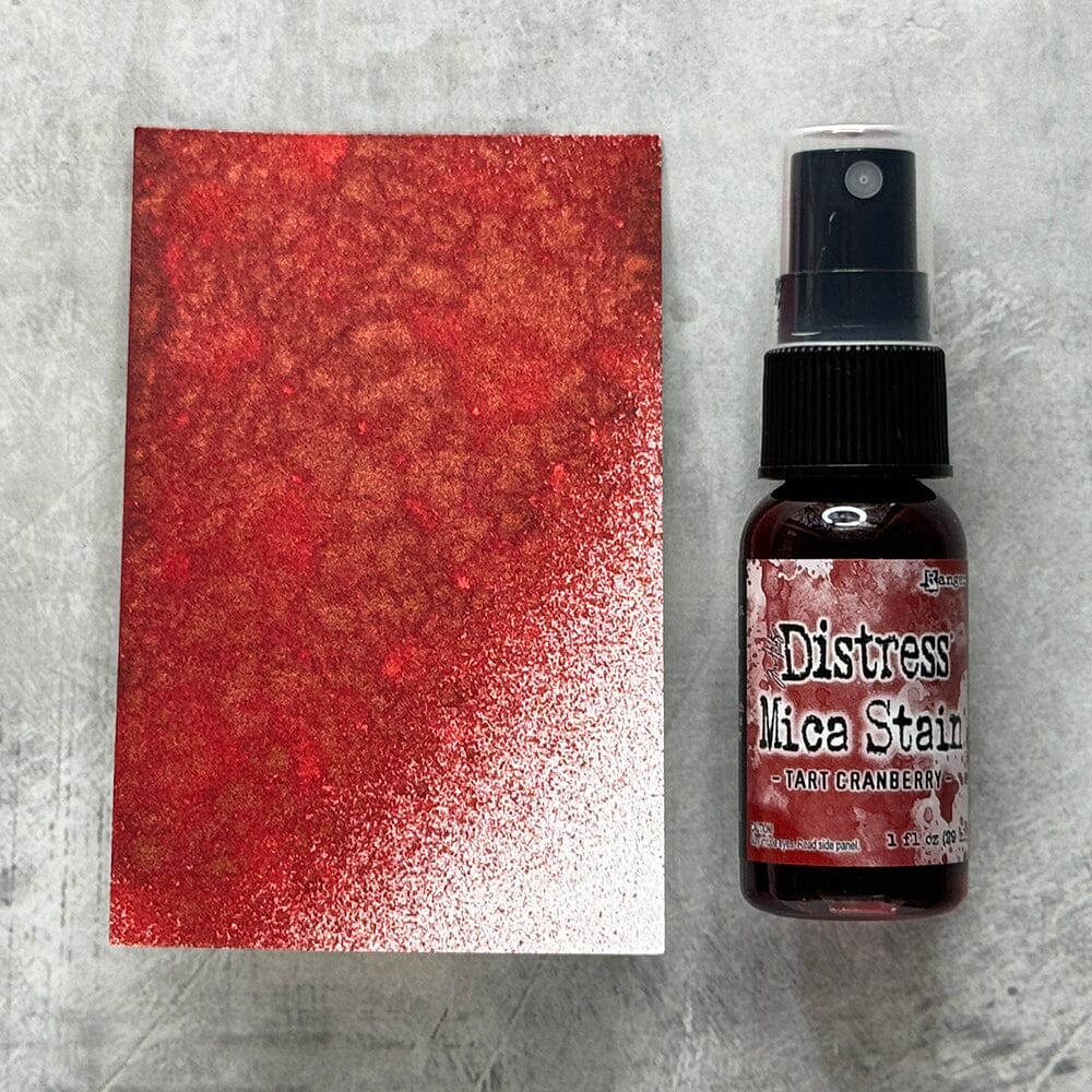 Ranger Ink - Tim Holtz - Distress Mica Stain - Tart Cranberry-ScrapbookPal