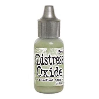 Ranger Ink - Tim Holtz - Distress Oxide Re-Inker - Bundled Sage-ScrapbookPal