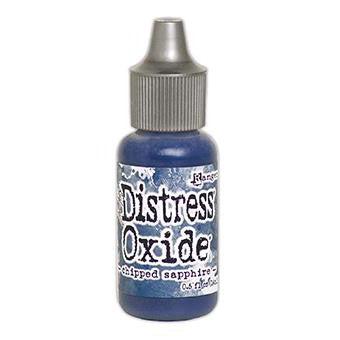 Ranger Ink - Tim Holtz - Distress Oxide Re-Inker - Chipped Sapphire-ScrapbookPal