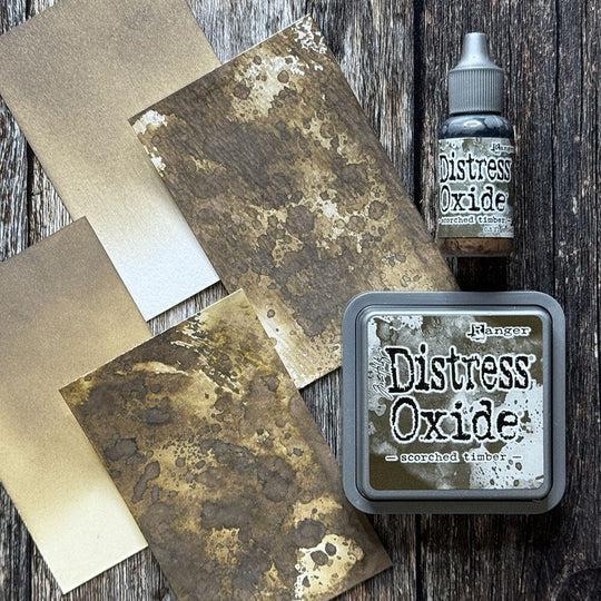 Ranger Ink - Tim Holtz - Distress Oxide Re-Inker - Scorched Timber-ScrapbookPal