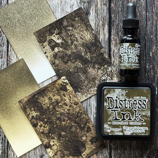 Ranger Ink - Tim Holtz - Distress Re-Inker - Scorched Timber-ScrapbookPal