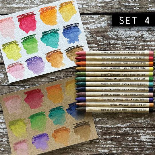 Ranger Ink - Tim Holtz - Distress Watercolor Pencils - Set 4-ScrapbookPal