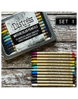 Ranger - Tim Holtz - Distress Watercolor Pencils - Set 1-ScrapbookPal