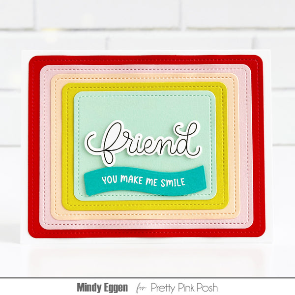 Pretty Pink Posh - Clear Stamps - Everyday Banner Greetings