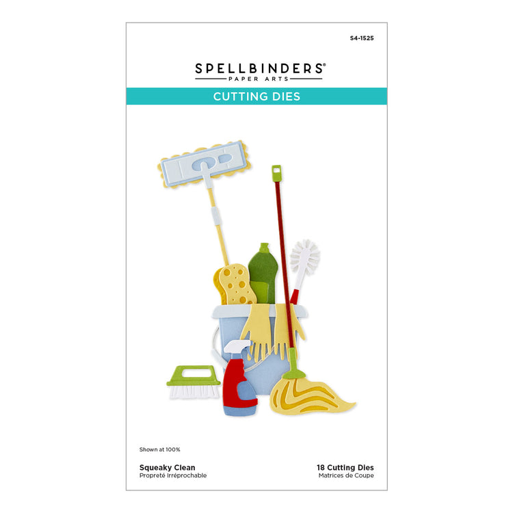 Spellbinders - Shiny New Day Collection - Dies - Squeaky Clean - Scratch &amp; Dent