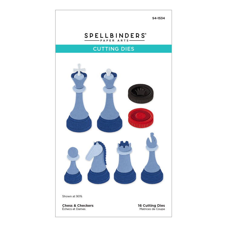 Spellbinders - Checkmate Collection - Dies - Chess &amp; Checkers - Scratch &amp; Dent