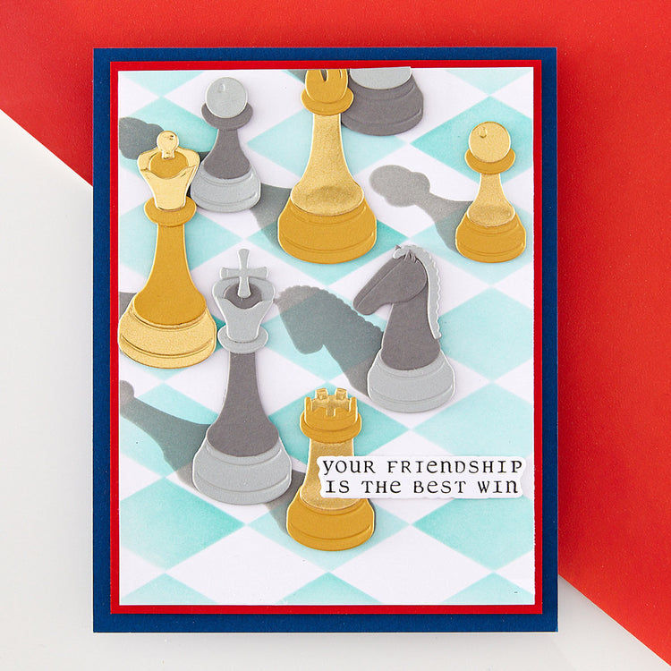 Spellbinders - Checkmate Collection - Dies - Chess &amp; Checkers - Scratch &amp; Dent