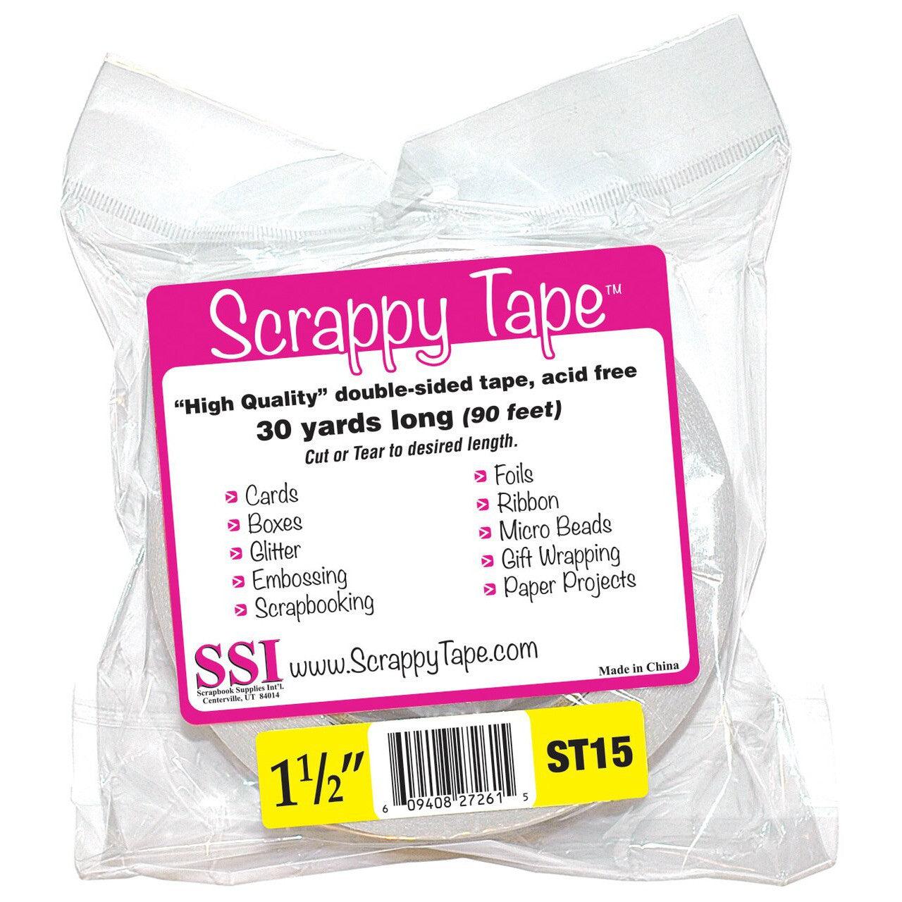 Scrappy Tape 1 1/2" x 30 yds-ScrapbookPal