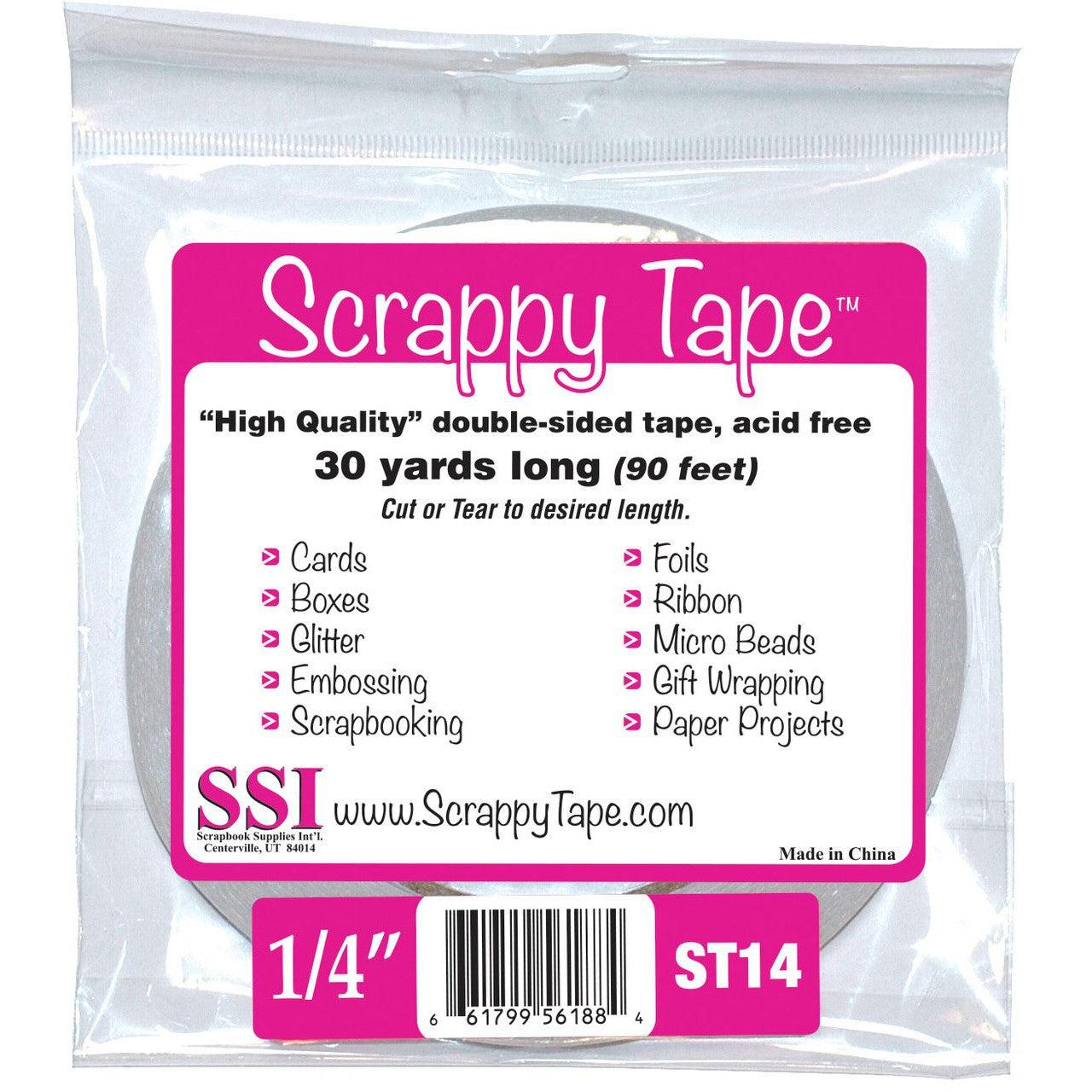 Scrappy Tape 1/4" x 30 yds-ScrapbookPal