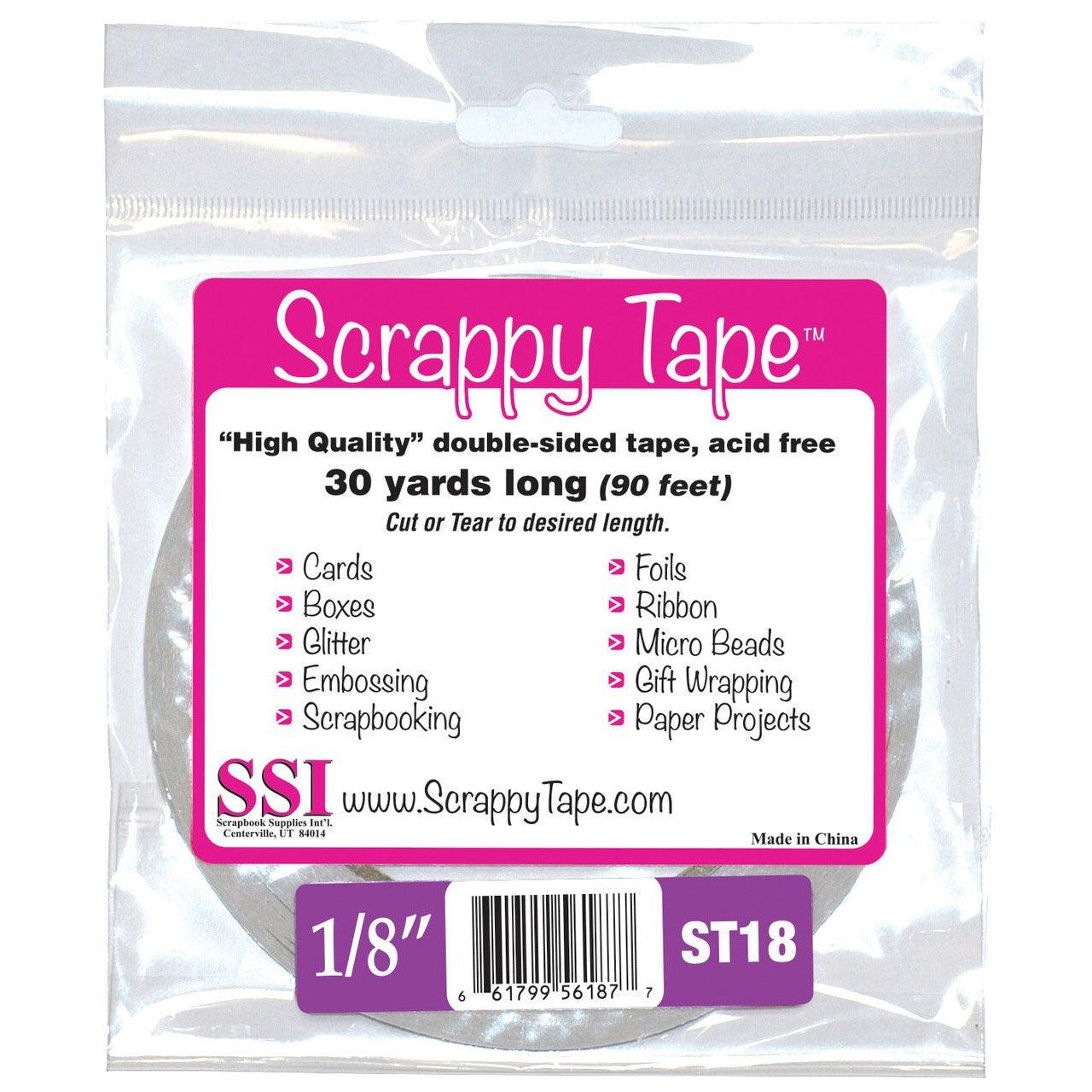 Scrappy Tape 1/8" x 30 yds-ScrapbookPal