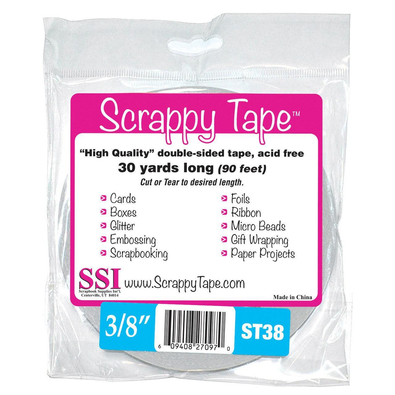 Scrappy Tape 3/8" x 30 yds-ScrapbookPal