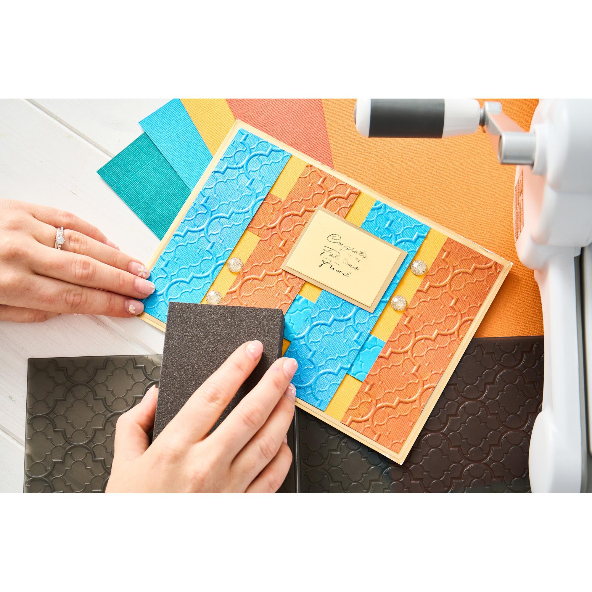 Sizzix - 3-D Textured Impressions Embossing Folder - Textures from Afar-ScrapbookPal