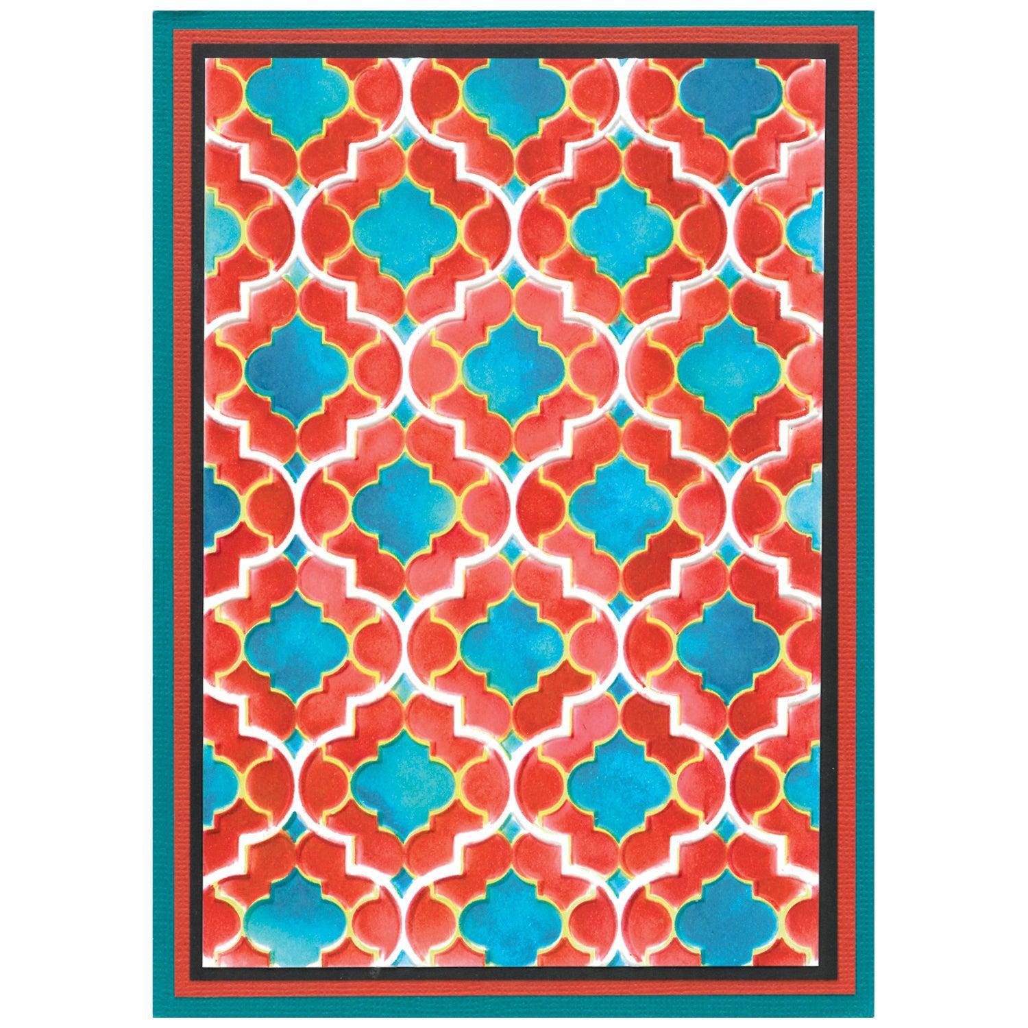Sizzix - 3-D Textured Impressions Embossing Folder - Textures from Afar-ScrapbookPal