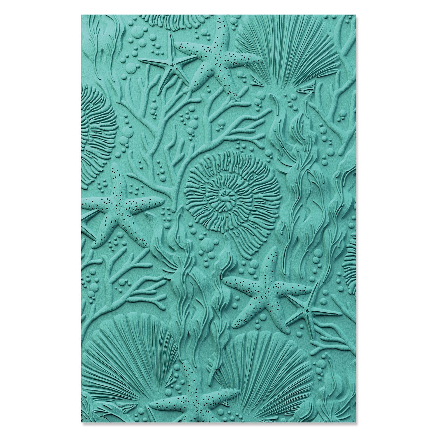 Sizzix - 3-D Textured Impressions Embossing Folder - Under the Sea-ScrapbookPal