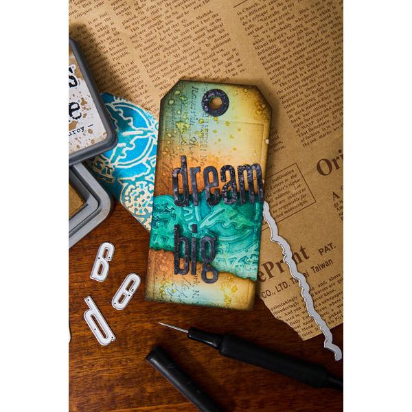 Sizzix - 3-D Textured Impressions Embossing Folder - Vault Airmail-ScrapbookPal
