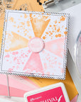 Sizzix - 49 and Market - Framelits Dies w/Stamps - Build-a-Burst Painterly-ScrapbookPal